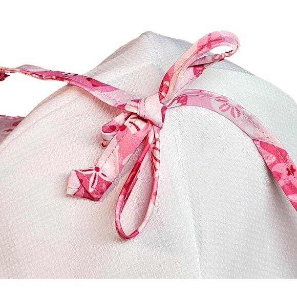 I Play Baby Bucket Sun Hat 0–6 Months Pink Seashell Print UPF 50+ - Picture 4 of 6